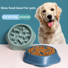 Alimentador lento del tazón del animal doméstico del tazón del perro de la protección de la salud